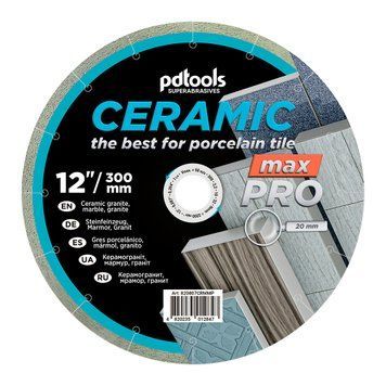 Круг алмазний вiдрiзний 1A1R 300 CERAMIC MAX PRO для стаціонарного обладнання 820909CRMMP фото