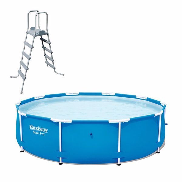 Каркасний басейн Bestway 5612U-7, 427 х 132 см (7 900 л/год, драбина, тент, підстилка, набір для догляду) 172921 фото