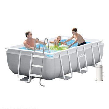 Каркасний басейн Intex 26784-4, 300 х 175 х 80 см, (2006 л/год, драбина 91 см, тент, підстилка) 170908 фото