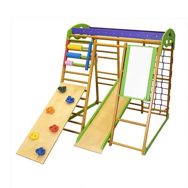 Детский спортивный комплекс для квартиры SportBaby &laquo;Карамелька 1&raquo; SPDU3809 фото