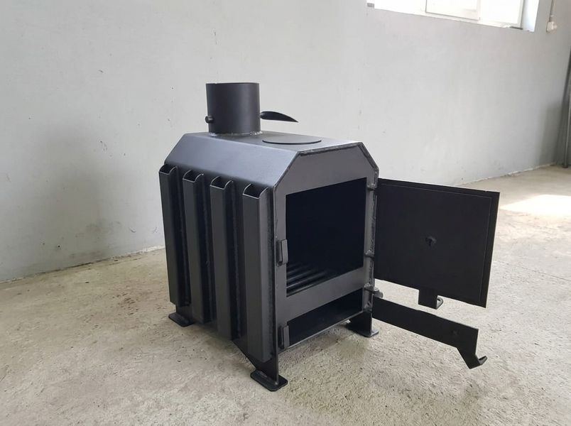 Компактна буржуйка з конфоркою, обігрів до 75 м&sup3; SPK-BRZ-008 фото