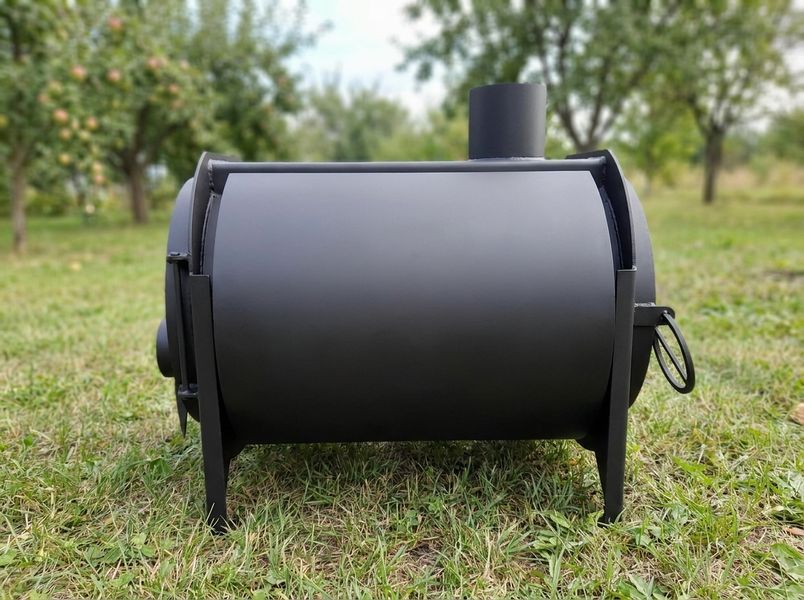 Булерян кругла піч з кожухами циркуляції, обігрів до 120 м&sup3; SPK-DOP-001 фото