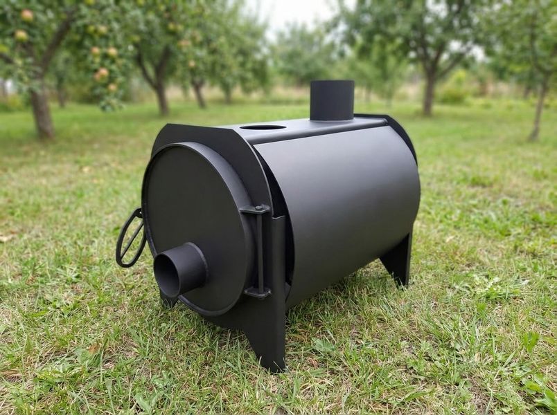 Булерян кругла піч з кожухами циркуляції, обігрів до 120 м&sup3; SPK-DOP-001 фото
