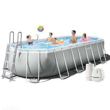 Каркасний басейн Intex 26798, 610 x 305 x 122 см (5678 л/год, драбина, тент, підстилка) 175221 фото