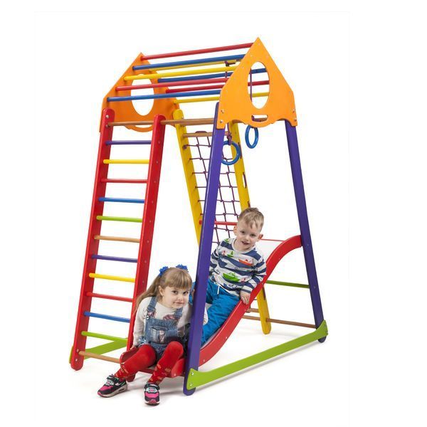 Детский спортивный комплекс SportBaby BambinoWood Color Plus 1 SPDU2334 фото