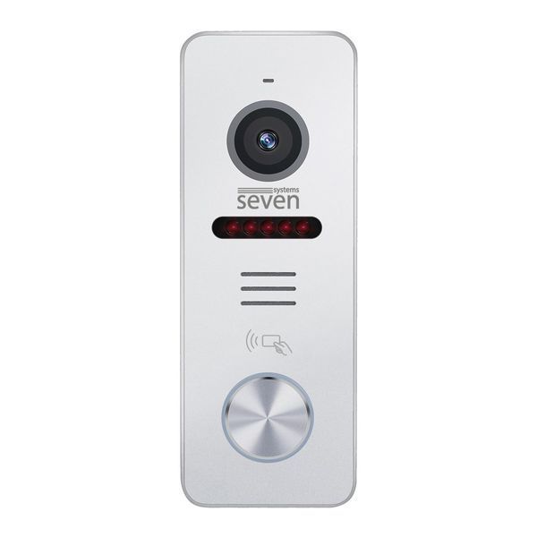 Виклична панель домофону з вбудованим зчитувачем карток MIFARE SEVEN CP-7503F RFID white 864710701 фото