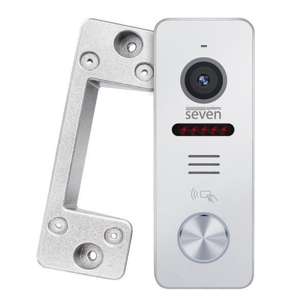 Виклична панель домофону з вбудованим зчитувачем карток MIFARE SEVEN CP-7503F RFID white 864710701 фото