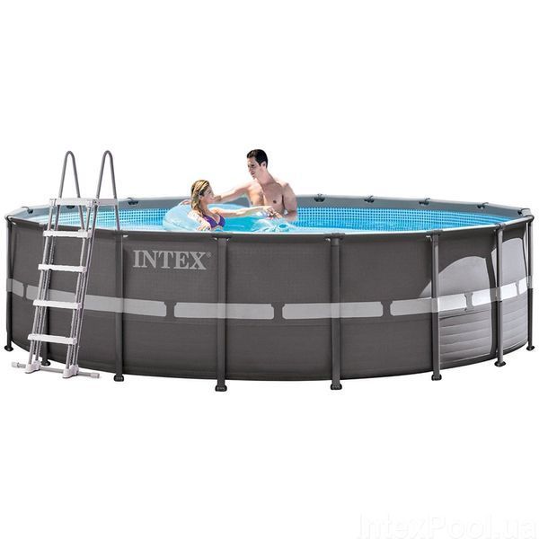 Каркасний басейн Intex 26330-1,549 х 132 см (драбина, тент, підстилка) 170918 фото