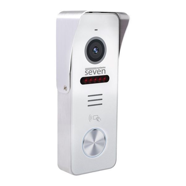 Виклична панель домофону з вбудованим зчитувачем карток MIFARE SEVEN CP-7503F RFID white 864710701 фото