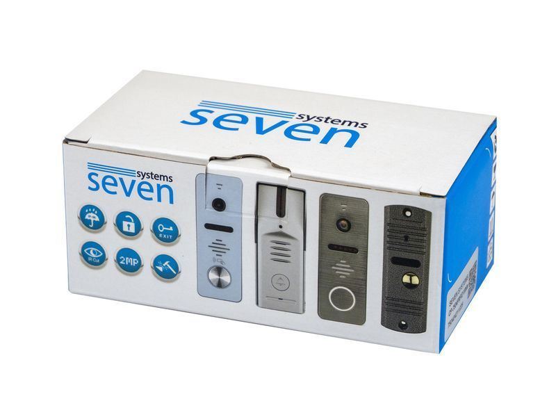 Виклична панель домофону з вбудованим зчитувачем карток MIFARE SEVEN CP-7503F RFID white 864710701 фото