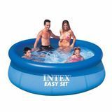 Надувний басейн Intex 28110-4, 244&times;76 см, з насосом (2006 л/год), тентом і підстилкою 170377 фото