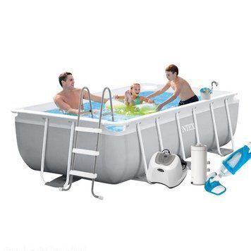 Каркасний басейн Intex 26784-6, 300 х 175 х 80 см, (4 г/год, 3785 л/год, драбина 91 см, тент, підстилка, набір для догляду) 173411 фото