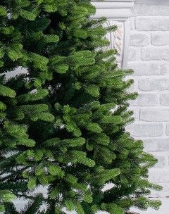 Ялинка штучна лита Карпатська салатові кінчики 1,50 м YAL1579 фото