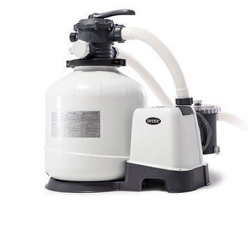Пісочний насос із хлоргенератором Intex 26676 (ECO15220-2 / QX2100), 7 900 л/год &ndash; хлор 7 г/год, 35 кг 171964 фото