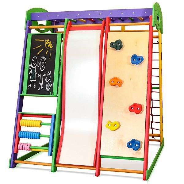 Спортивный комплекс для дома SportBaby &laquo;Акварелька Plus 4&raquo; SPDU3825 фото