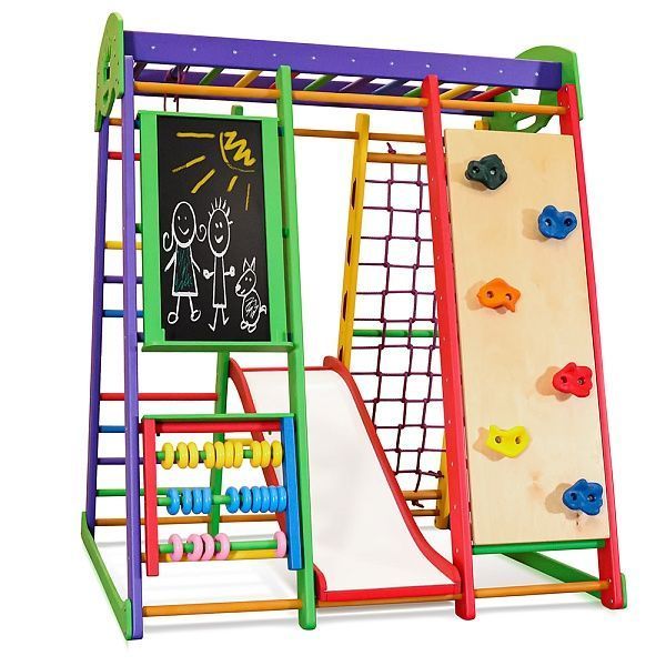 Спортивный комплекс для дома SportBaby &laquo;Акварелька Plus 4&raquo; SPDU3825 фото