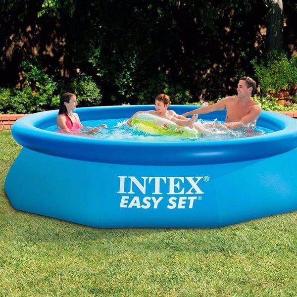 Надувний басейн Intex 28120-5, 305&times;76 см, з насосом (2006 л/год), тентом, підстилкою і драбиною 172896 фото