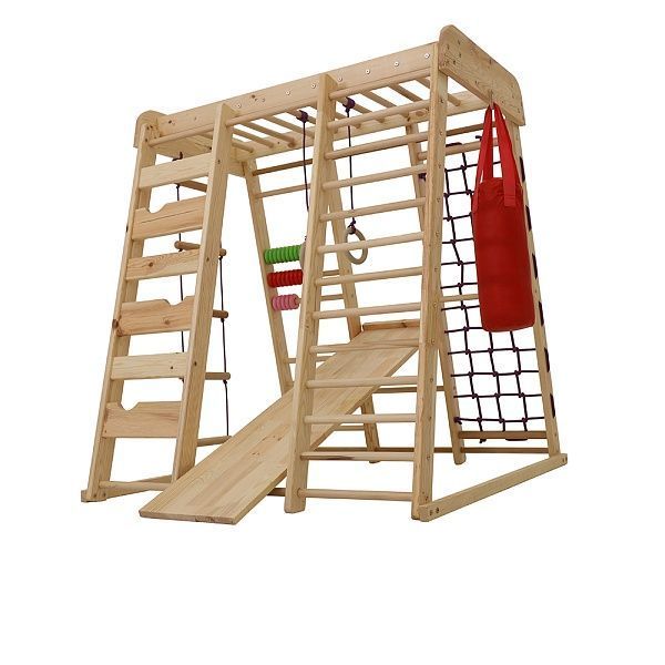 Спортивный комплекс уличный детский SportBaby &laquo;Акварелька- outdoor&raquo; SPDU3886 фото