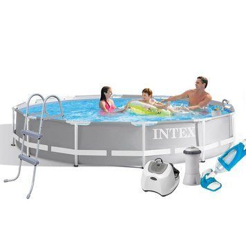 Каркасний басейн Intex 26710 -7, 366 x 76 см (4 г/год, 3785 л/год, тент, підстилка, драбина, набір для догляду) 173421 фото