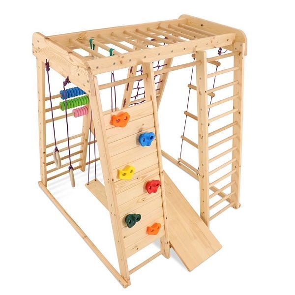 Спортивный комплекс уличный детский SportBaby &laquo;Акварелька- outdoor 2&raquo; SPDU3889 фото