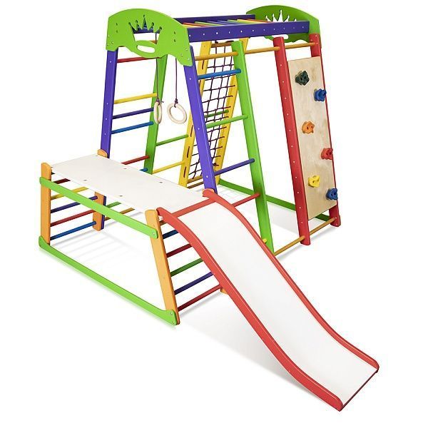 Спортивный комплекс для дома SportBaby &laquo;Акварелька Plus 1-2&raquo; SPDU3829 фото