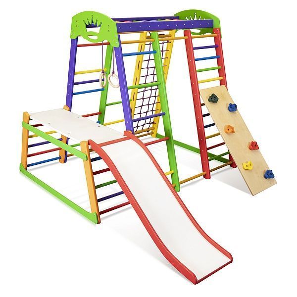 Спортивный комплекс для дома SportBaby &laquo;Акварелька Plus 1-2&raquo; SPDU3829 фото