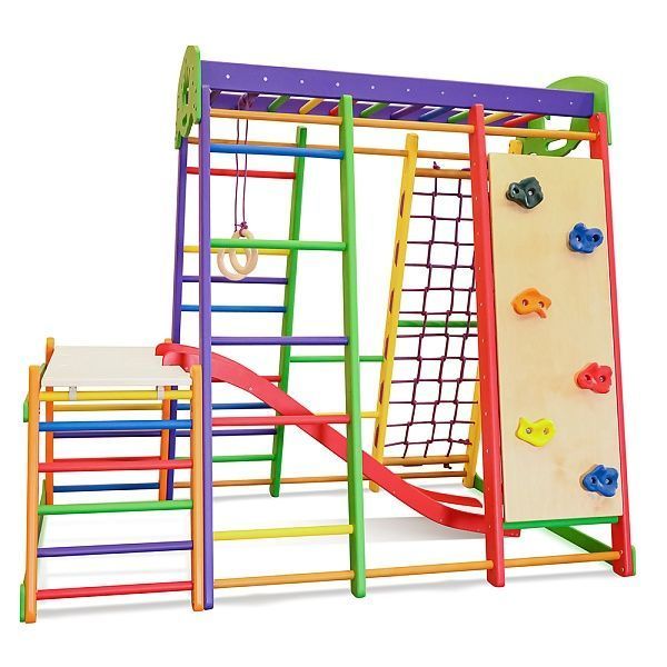 Спортивный комплекс для дома SportBaby &laquo;Акварелька Plus 1-2&raquo; SPDU3829 фото