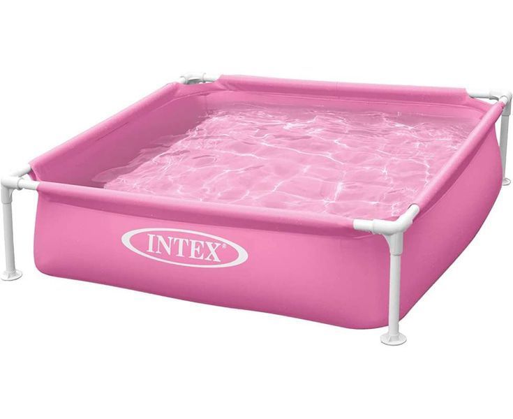 Каркасний басейн Intex 57172, 122 х 122 х 30 см, рожевий 174102 фото