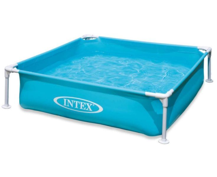 Каркасний басейн Intex 57173-2, 122 х 122 х 30 см (тент, підстилка, кульки 10 шт.) 172711 фото