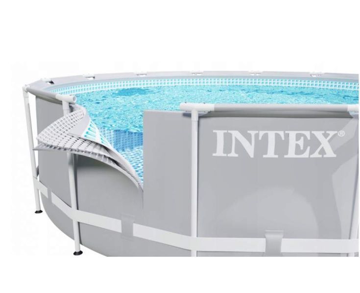Каркасний басейн Intex 26724, 457 х 107 см (3 785 л/год, драбина, тент, підстилка) 172721 фото