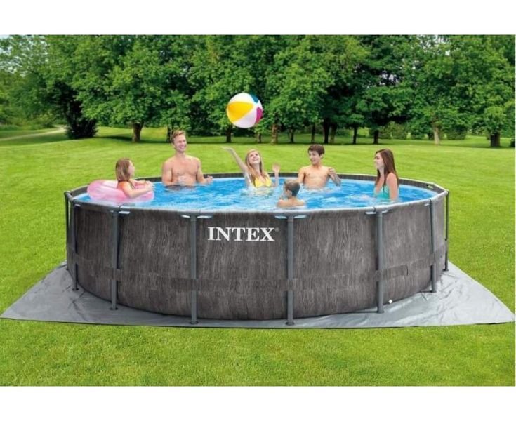 Каркасний басейн Intex 26742-11, 457 x 122 см (7 г/год, 7 900 л/год, драбина, тент, підстилка, набір для догляду) 172659 фото