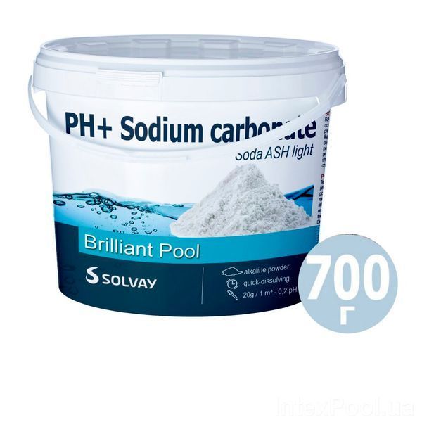 pH+ плюс для басейну Solvay 80013. Засіб для підвищення рівня pH (Німеччина) 700 г 167765 фото