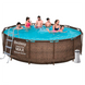 Каркасний басейн Bestway 56709-5, 366 x 100 cм (3 785 л/год, драбина, тент, підстилка) 172690 фото 1