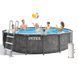 Каркасний басейн Intex 26742, 457 x 122 см (3 785 л/год, драбина, тент, підстилка) 175211 фото 1