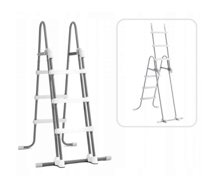 Каркасний басейн Intex 26334-12, 610 х 122 см (150мл/11г/год, 12 000 л/год, драбина, тент, підстилка, набір для догляду) 170886 фото