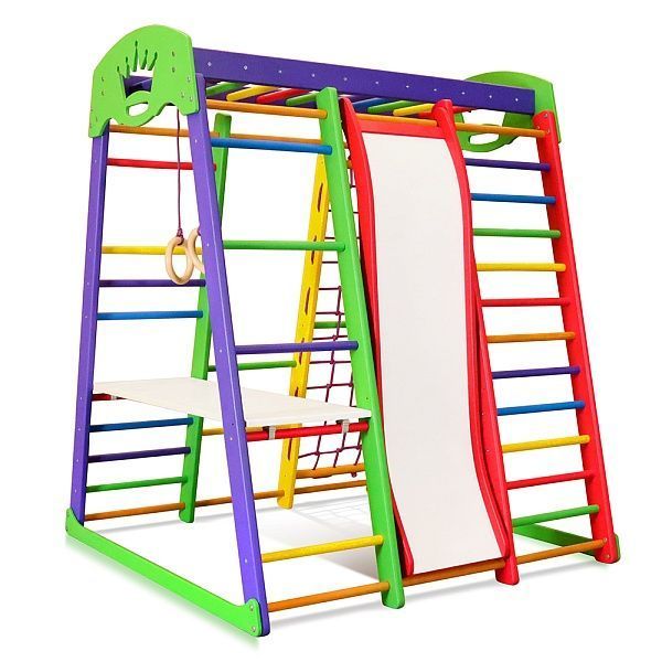 Спортивный комплекс для дома SportBaby &laquo;Акварелька Plus 2&raquo; SPDU2454 фото