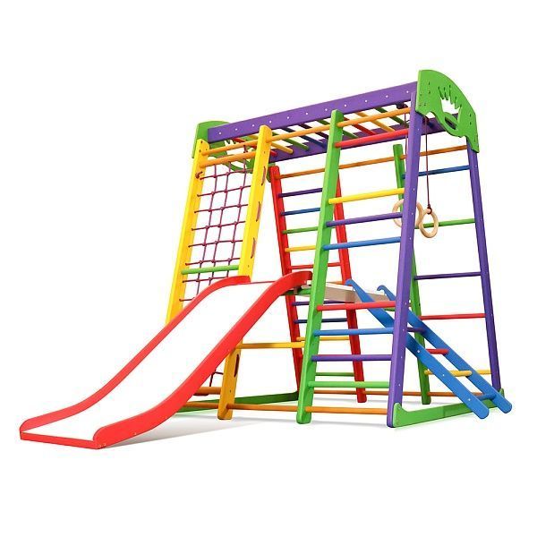 Спортивный комплекс для дома SportBaby &laquo;Акварелька Plus 2&raquo; SPDU2454 фото